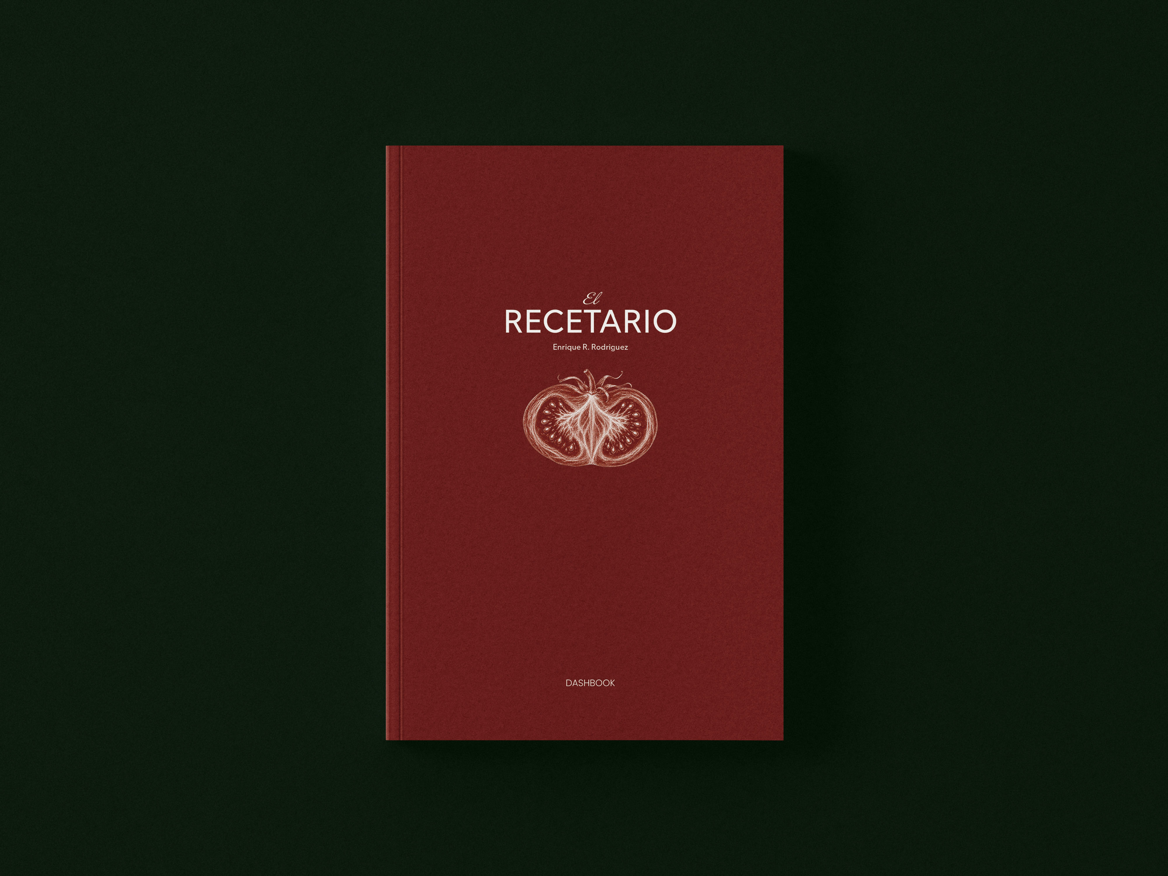 Portada de «El Recetario», de Enrique R. Rodríguez